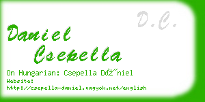 daniel csepella business card